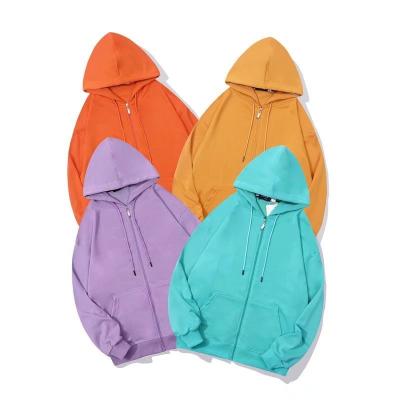 China Custom Made Terry Zipper Oversized Men's Blanks Heavyweight 300gsm Breathable Cotton Casual Hoodies for sale