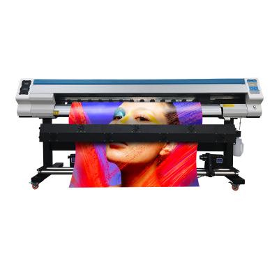 China New arrival two XP600 eco-solvent large format i3200 printhead indoor cheap mini 70cm 1.6m advertising inkjet printer 1.8m for sale