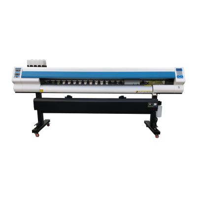 China Indoor outdoor advertising printing commercial roll to roll sublimation printer machine fabric textile vinyl xp600 dx5 printhead eco solvent for sale