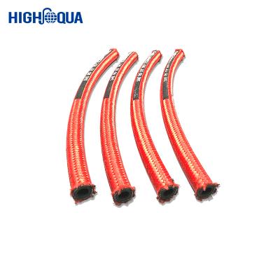 China High Tensile Blue Textile Rope Synthetic Rubber Hydraulic Hose SAE 100 R5 for sale