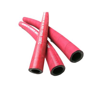 China Manufacturers Steel Wire Synthetic Rubber Hot Water And Steam Hydraulic Rubber Hose for sale