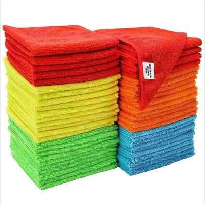 China Viable Wholesale Hot Sale Housework Car Cleaning Rag Cloth Microfiber Kitchen Towel for sale