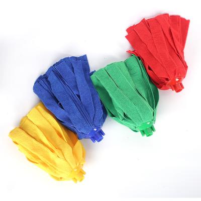 China Replacement Cloth Floor Microfiber Mop Wire Stocked Hot Selling Hot Selling Indoor Cleaning Head With Plastic Clip for sale