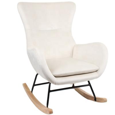 China KD Modern Nordic Single Sofa Chair Modern Simple Living Room Rocking Chair for sale