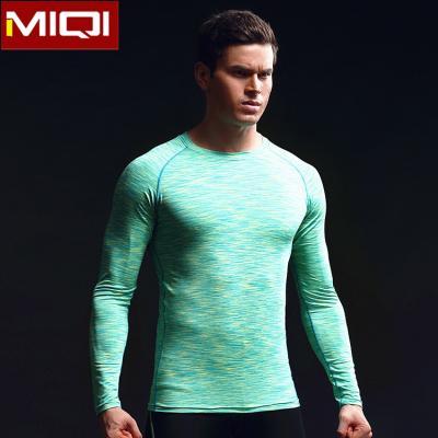 China Wholesale Breathable Long Sleeve Men Sport T-Shirt Custom Design Fitness Men Sport Clothes for sale