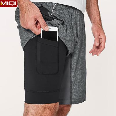 China Antibacterial Wholesale Recyclable Sports Workout Short Fitness Running Custom Gym Shorts for sale