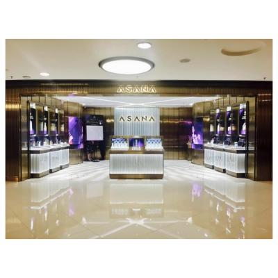 China Mall store furniture cosmetic makeup display stand/retail store beauty supply store display cabinet for store for sale