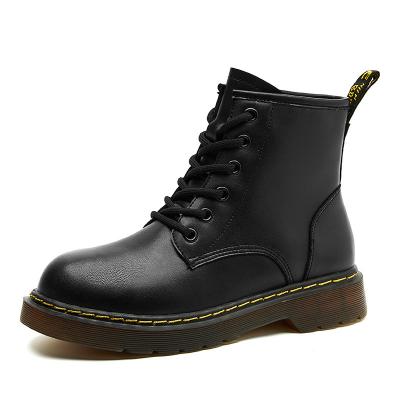 China 2022 new fashion waterproof high ankle shoes desert classic black punk 6 holes and 8 holes women boots for sale