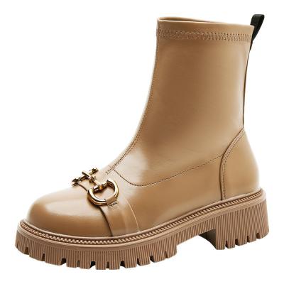 China 2022 China Manufacturer New Style Water Shoes Half Size Women Boots Waterproof Mid Shoe Tube for sale