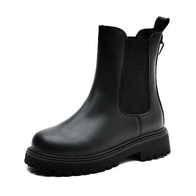 China Waterproof 2021 spring Autumn Waterproof Ankle Boot For women shoes low heel rain rejects water non-slip women boots for sale