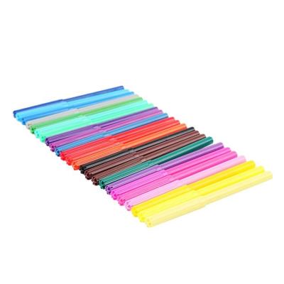 China PP Beifa Brand Sy0004-1 24 Colors Thin Brush Pen Set Color Washable Office and School Stationery Watercolor for sale