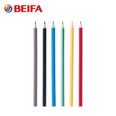 China Promotional Basic Student Drawing Pencil Beifa Brand MC0015 Children Drawing Wooden Colored Pencil Set for sale