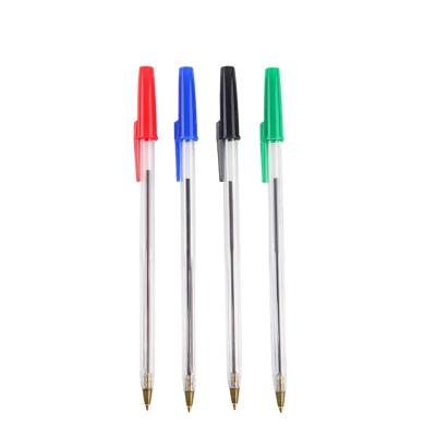 China office & Promotional Simple Rainbow Color School Pen Beifa Brand KA127622 School Style Ballpoint Pens Cheap Plastic Ballpoint Pen for sale