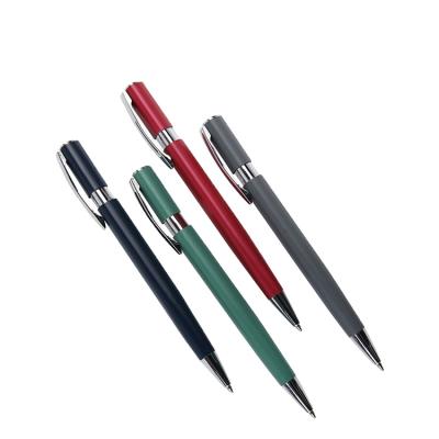 China office & Pen KB600421 1.0mm School Promotional Retractable Tip Pen With Parker Refill 3 Colors Office Metal for sale