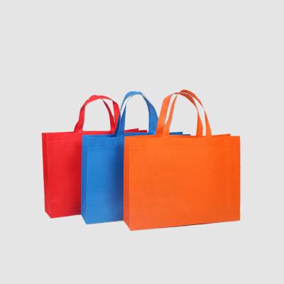 China Recyclable custom non woven printing bag with one color printing eco fabric shopping bag MOQ 100Pcs wholesale for sale