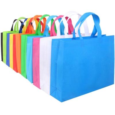 China Recyclable Size Color Printing Logo Can Be Customized Nonwoven Handbag Environmental Friendly Bag for sale