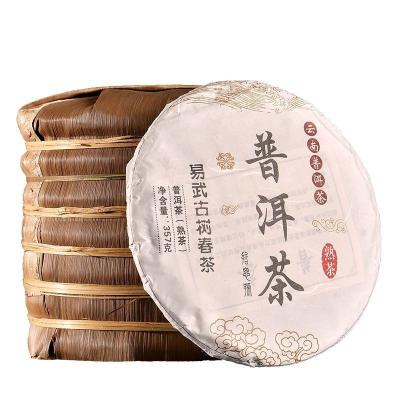 China Compressed Tea Compressed Tea Handmade Ripe Tea Aged Tree Puer Tea Cake 3 Years Preserved for sale