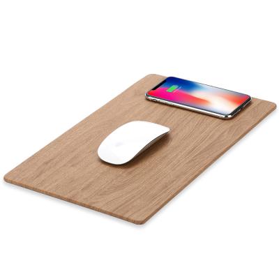 China 10W MOUSE PAD WIRELESS CHARGER 10w universal compatible Leather fast qi wireless charging charger mouse pad for iPhone for sale