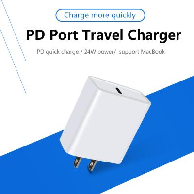 China 24W US PD TRAVEL CHARGER TYPE-C 28W FAST CHRGER for Macbook compatible with HUAWEI QUICK CHARGE QC3.0/QC2.0 for sale