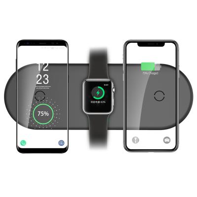 China 3 IN 1 WIRELESS CHARGER Multi-function Simultaneously Fast Wireless Charger For Apple Watch For iPhone For Apple for sale