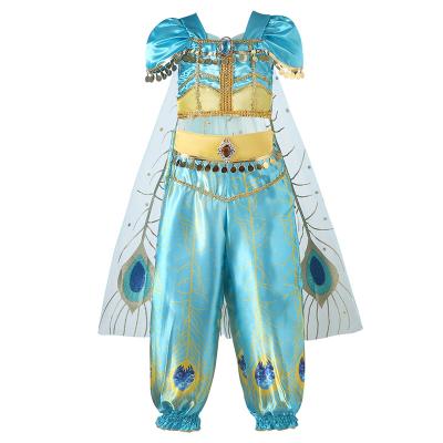 China Breathable Belly Dancewear Children's Performancewear Wholesale Girls' Jasmine Princess Geranium Maiden Performance Costumes for sale