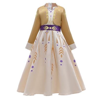 China Other Girls 2023 frozen Long Sleeve Dress Ice 2 Elsa Princess Dress Wholesale Halloween Role Play Dresses for sale