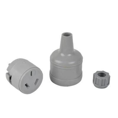 China 3pin plugs with clamp to hold rewireable return plug cable SAA standard 3 pin Australia extension plug for sale