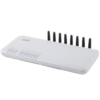 China New Original Sip Gateway Device 8 Channel Gsm GoIP8 Modem for sale