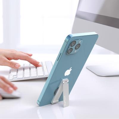 China YOUFO Mini Size Aluminum Portable Folding Desktop Stand Holder Mount Adjustable Cell Phone Cradle For Mobile Phone for sale