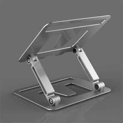 China Adjustable Laser Laptop Stand Logo Design YOUFO Laptop Stand Desk Foldable Adjustable Custom Laptop Stand for sale