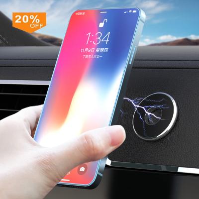 China Dual Adjustable Magnetic Phone Mount Phone Holder Phone Accessories Holder For Car Smartphone Mobile Holder for sale