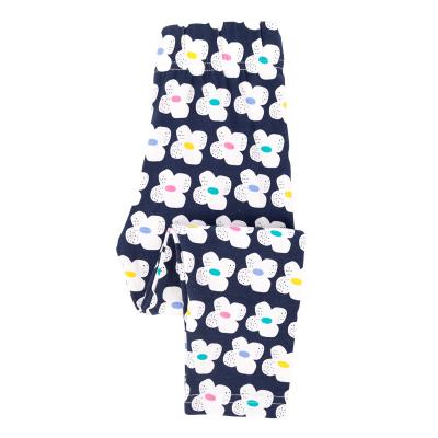 China 2021 Autumn Fashion Cotton Flower Printing Breathable Stretch Kids Girl Leggings for sale