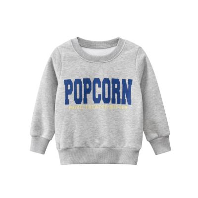 China Breathable High Quality Casual Letter Printing Long Sleeve Kids Boys Hoodies Sweatshirts for sale