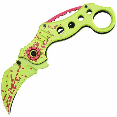 China Hot Selling Non-variable Folding Karambit Knife Pocket Survival Knives Hot Selling Tactical Hunting Outdoor Camping Multi Tools for sale