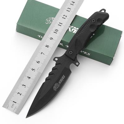 China China Best Selling Non-variable Blade Fixed Knife Sheath Tactical Military Hunting Nylon Package for sale