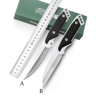 China Popular High Durability Stainless Steel Tactical Survival Hunting Camping Fixed Blade Knife With ABS Handle For Outdoor for sale