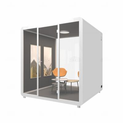 China Modern Soundproof Private Booth Space Eco-friendly Privacy Enhanced Sound Proof Booth Office Phone Pod for sale