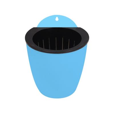 China Mini Modem Blow Wall Pot Garden Plant Pot Purifying Smart Air Garden Wall Planter Home Decoration Indoor for sale