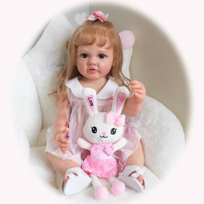 China 55CM Full Body Silicone Reborn Princess Betty Toddler Lifelike Handmade 3D Skin Multiple Layers Painting With Veins Obvious for sale