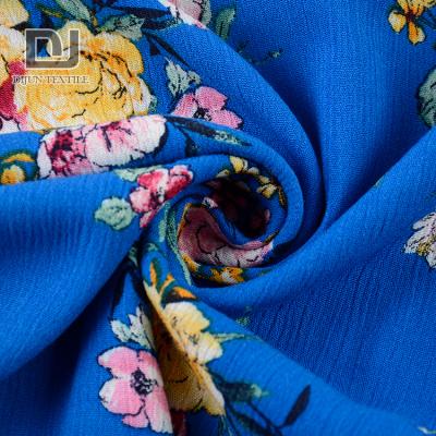 China Factory Price Viable Blue Ply Woven Blend Viscous Rayon Fabric for sale