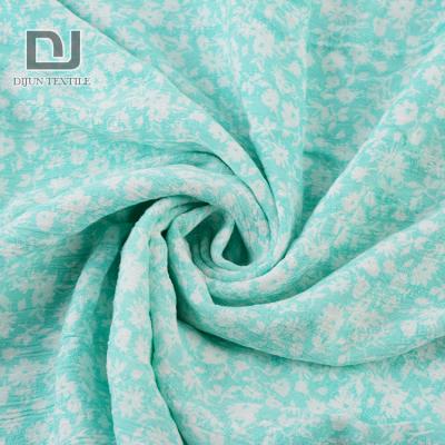 China Junno Viable Textile Supply Small Ply Floral Viscous Rayon Fabric Custom Digital Print for sale