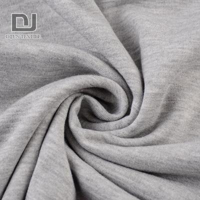 China New Arrival Gray Heather 60%poly 35%rayon 5%spandex French Terry Shrink-Resistant Knit TR Fabric for sale