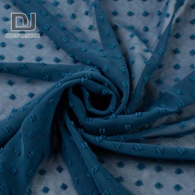 China Anti-Static Textile Online Shopping Emboss Textile 100% Polyester Dobby Georgette Fabric for sale