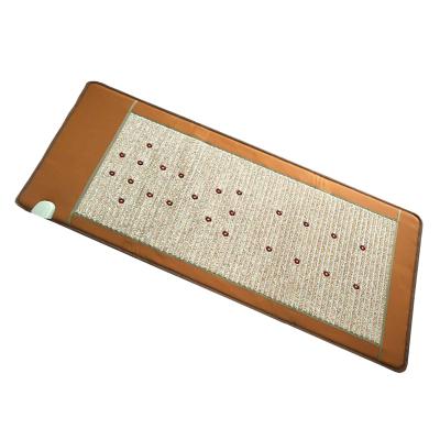 China Infrared Therapy Thermal Jade Light Body Health Care Sleep Rest Photon Massage Stone Mattress With PEMF for sale