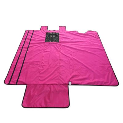 China FULOVE Good Quality 3zone Smooth Far Infrared Warm Sauna Blanket Slimming Equipment for sale