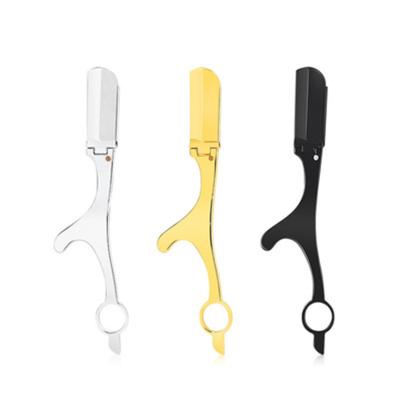 China Single Blade Plating Three Color Razor For Men Professional Spot Shaver New Vintage Razor for sale