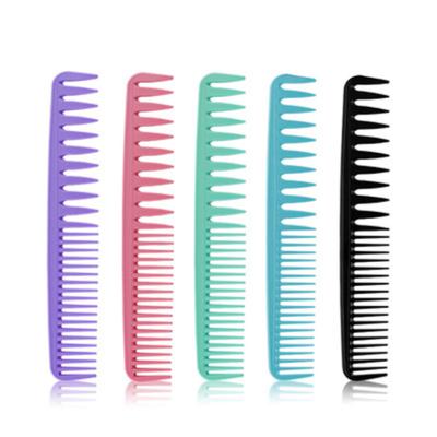 China New Style Hairdressing Stain Comfortable Double Sided Oil Combs Hairdresser Styling Haircut Hair Straightening Comb for sale