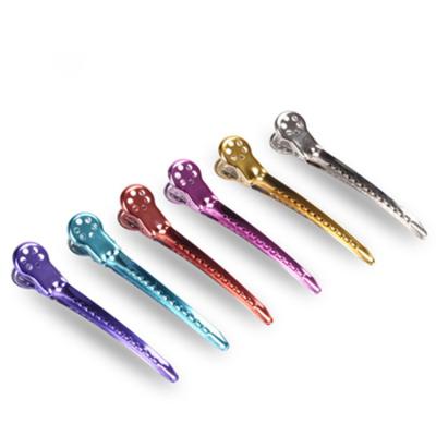 China Fashionable High Quality Gold Plated Salon Metal Hair Clip Salon Hair Clips for sale