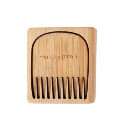 China Salon Hairdressing Tools Beard Oil Head Comb Wooden Anti-static Portable Massage Hair Comb for sale