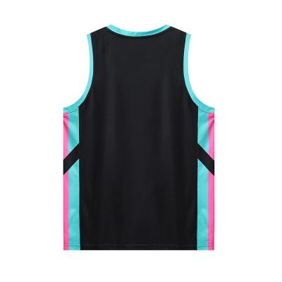 China Good Quality Antibacterial Basketball Tank Tops Club Mesh Basketball Uniform Basketball Clothes for sale